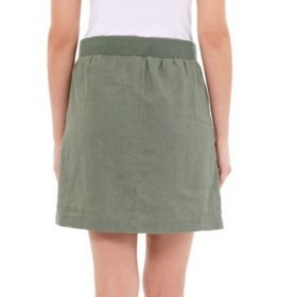Company Ellen Tracy Linen Small Green Skort - Picture 2 of 7